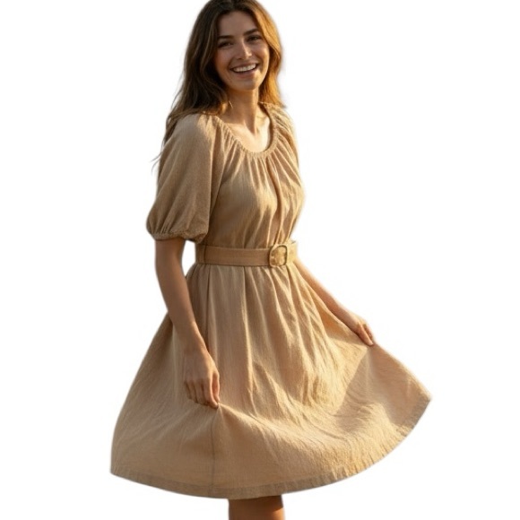Old Navy Tan Summer Dress - Picture 7 of 7